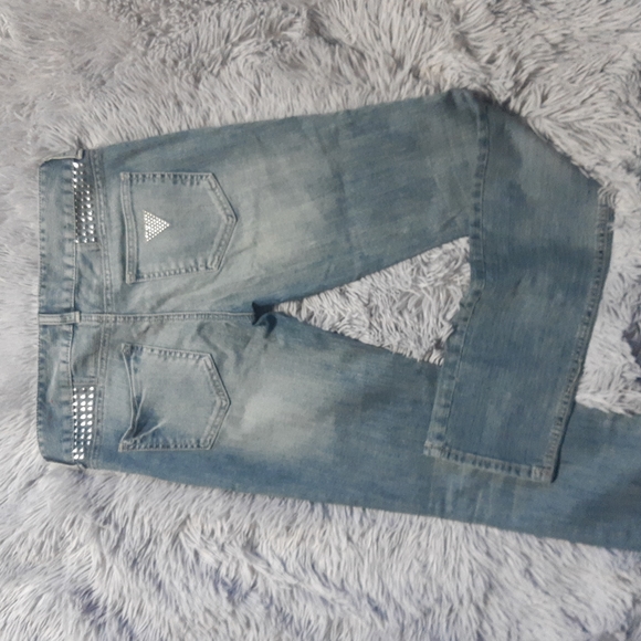 Guess Jean's sz 27 simple silver stud accents. - Picture 3 of 3